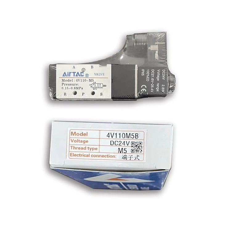 4V110C-M5 DC24V Airtac Pneumatic Solenoid Valve