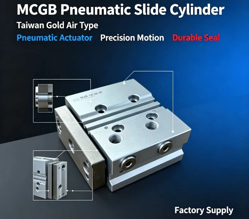 MCGB-03-16-25 Mini Twin-Guide Pneumatic Cylinder high quality