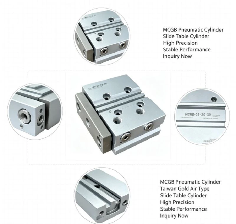 MCGB-03-20-10 Mini Twin-Guide Pneumatic Cylinder factory