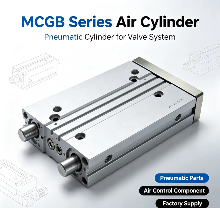 MCGB-03-20-25 Mini Twin-Guide Pneumatic Cylinder
