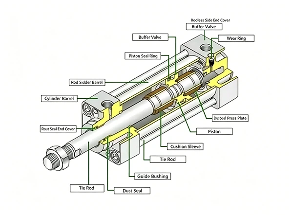 2Reasons for the Inaccurate Position of the Pneumatic Cylinder 2Reasons for the Inaccurate Position of the Pneumatic Cylinder